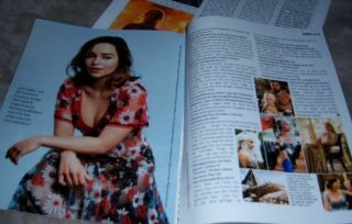 Emilia Clarke 34 Pc German Clippings Full Pages Cover Game Of Thrones Harrington