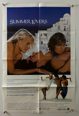 Summer Lovers Movie Poster (fine) One Sheet 1982 Daryl Hannah 6315