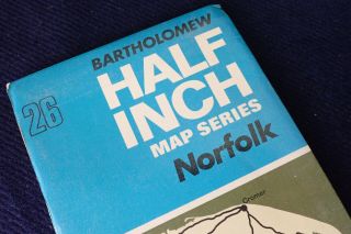 Norfolk | Vintage Bartholomew Half - Inch Map Series | Sheet 26