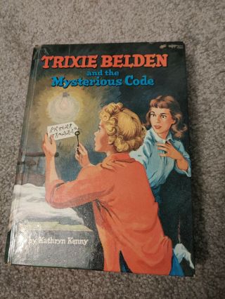 Vintage 1961 Whitman Book Trixie Belden And The Mysterious Code Hardback