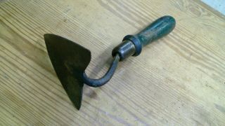 Vintage Metal Garden Hand Tool Triangle Hoe Unique Old Tool True Temper