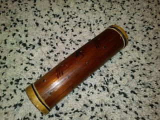 Vintage Wood Native North American Rattle/Noise Maker Shaker Instrument Handmade 2
