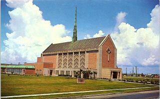 Postcard Moody Memorial First Methodist Church Galveston,  Texas Vintage A55