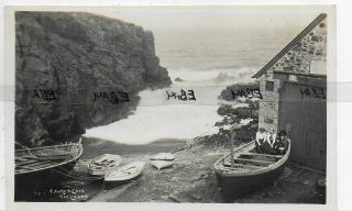 Rare Early Vintage Postcard,  Church Cove,  The Lizard,  Cornwall,  Rp