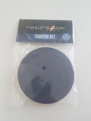 Loot Crate Exclusive Pacific Rim Uprising Coaster Set Pan Pacific Defense Corps