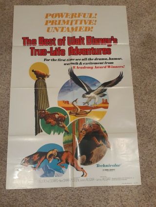 The Best Of Walt Disneys True Life Adventures One Sheet Movie Poster
