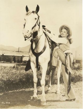 Frances Langford - Photo - Shot Mounting Horse