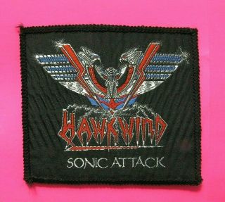 Hawkwind Official Vintage Patch Uk Import Sew - On Sonic Attack Lemmy Motorhead