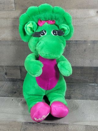 Baby Bop By Lyons Group Dakin 20 " Barney The Dinosaur Plush Toy Vintage 1992