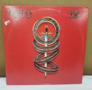 Vintage 1982 " Toto Iv " Lp - Columbia Records (fc - 37728) Nm