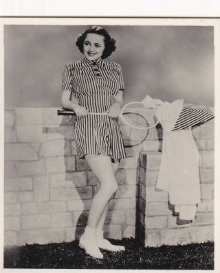 Olivia De Havilland - State Express Hollywood Star Pin - Up/cheesecake 1938 Cig Card