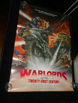 Warlords Of The Twenty - First Century Sci Fi Folded One Sheet Poster