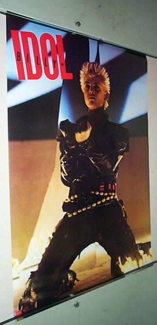 Billy Idol Ring Of Fire Vintage Poster