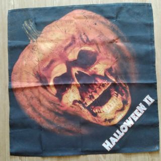 Halloween Ii 2 1981 Skull Pumpkin Movie Poster Bandana Michael Myers