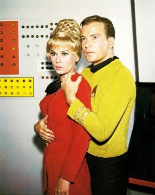 Star Trek Color 8x10 Tv Series Still William Shatner & Grace Lee Whitney - - F416