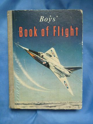 Vintage 1957 Boys Book Of Flight Comet 4 Vickers Viscount Boeing 707