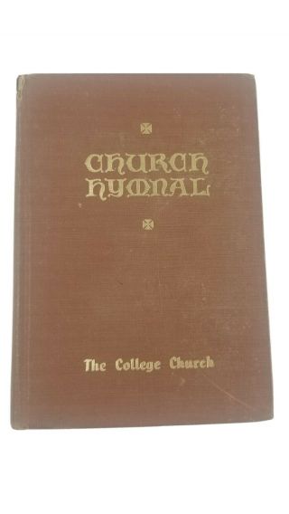 Seventh - Day Adventist Church Official Hymnal Book Vintage 1941 College Church