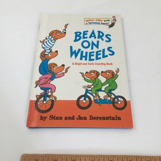 Vintage 1969 Bears On Wheels By Stan And Jan Berenstain - Dr.  Suess - Early