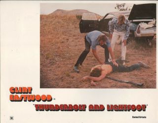 Thunderbolt And Lightfoot 1974 11x14 Lobby Card 4