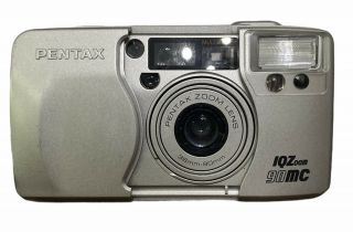 Pentax Iqzoom 90mc Vintage Camera 38mm - 90mm Lens Point And Shoot