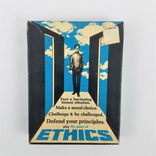 Vintage 1971 Game Of Ethics Includes Instructions.