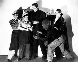 Abbott And Costello Meet Frankenstein Great 8x10 Promo Still - - Mo075