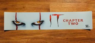 ⭐ It - Chapter 2 - Pennywise The Clown - Movie Theater Poster / Mylar Small