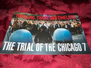 The Trial Of The Chicago 7 Booklet Fyc Frank Langella,  Sacha Baron Cohen