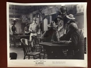 John Wayne In El Dorado.  Vintage.  Movie Photo.  1966.  8 " X 10 ".  F.