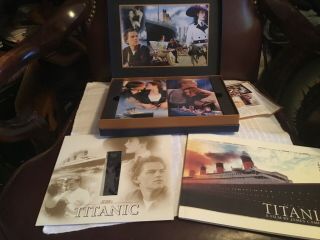 [rare] Vintage Titanic Collectors Edition Film Strip Photo Book Set