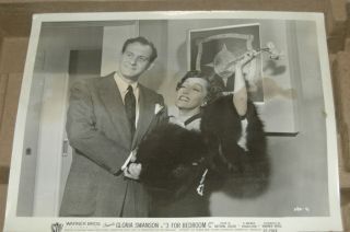Movie Promotional Photograph/3 For Bedroom C 1952/gloria Swanson James Warren