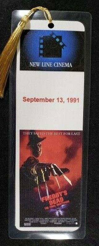 1990s Horror Movies Bookmark - Hand Made - Choose Movie - 5 Ml Thick - 8 " X 3 "