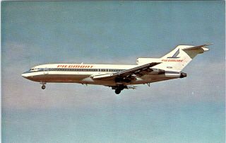 Postcard Piedmont Airlines Boeing 727 - 51 Airplane Vintage A59