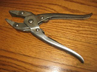 Vintage Red Devil 510 Glaziers Pliers Stained Glass Nipper - Irvington N.  J Usa
