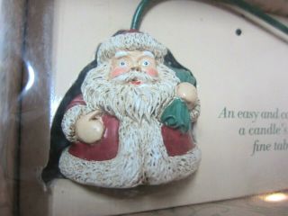 Vintage Santa Christmas Candle Snuffers Boston Warehouse 1998 Home Decor 2