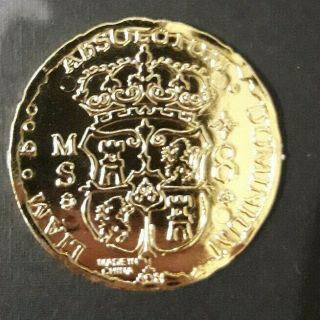 Actual Prop Coin From The Production Of Pirates Of The Caribbean Gold