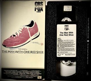 The Man With One Red Shoe 1st Release 1985 Vintage Vhs Movie Comedy Tom Hanks Vg