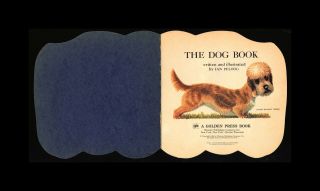 Vintage Children ' s Little Golden Shape Book The Dog Book 1964 Jan Pfloog 2