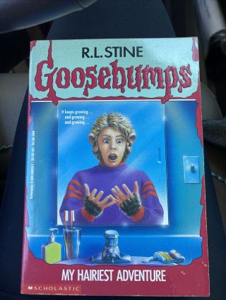 Goosebumps 26 My Hairiest Adventure R.  L.  Stine 1994 Vintage Paperback 1st Print