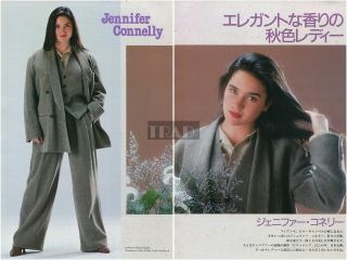 Jennifer Connelly 1991 Japan Picture Clippings 2 - Sheets Qb/p