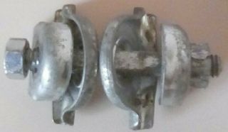 Steel Clamp Plates Assembly For Vintage Bike Saddle Seat Local Only