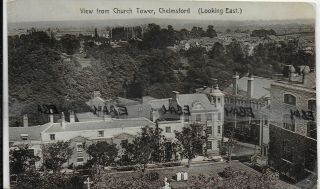 Rare,  Early,  Vintage Postcard,  View From The Churh Tower,  Chelmsford,  1913