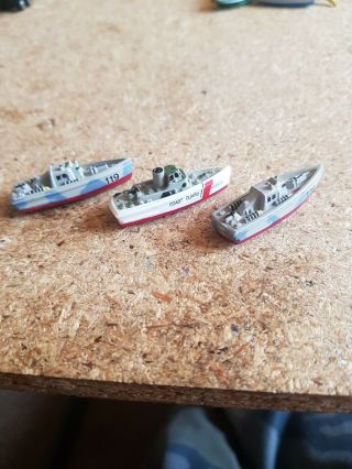 Micro Machines Galoob Vintage Rare Military Boat Coast Guard Bundle Vgc