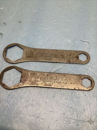 Vintage Lcn Door Closers Inc Hold Open Arm Wrench T - 1157 Pair (bt)