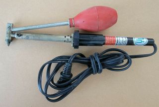 Vintage Radio Shack 45w Desoldering Iron With Vacuum Bulb 14 - 2060