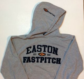 Vtg Easton Fastpitch “est.  1922” Mens Medium Hoodie W/embroidery Chest & Hood