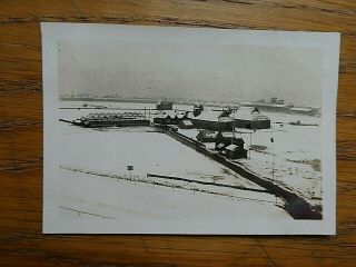 1927 Photo Shanghai Race Course During The Snow Storm,  Shanghai,  China