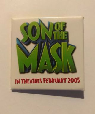 2005 Son Of The Mask Button Movie Promotional Pin Back Badge Rare