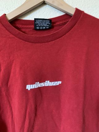 Vintage Quiksilver T Shirt Mens M Med.  90 ' s Single Stitch Made USA B24 3