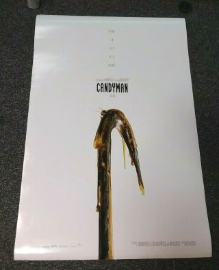 Candyman - Tony Todd Orig Movie Poster D/s Teaser No Credits 27x40 Jordan Peele